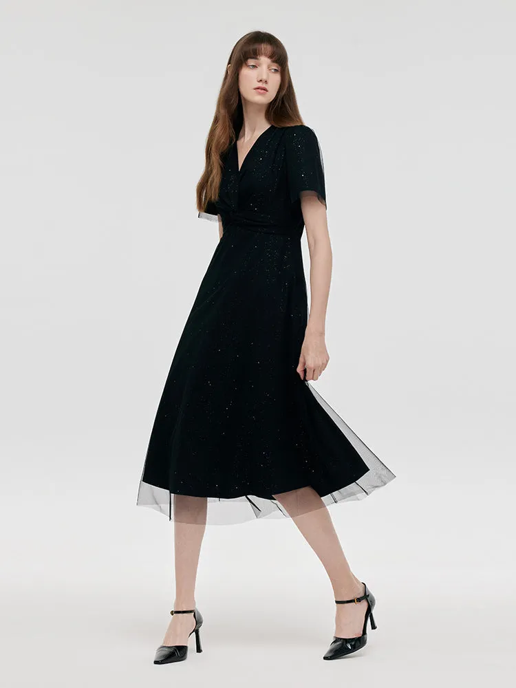 Twist Front Women Midi Dress sold by Goelia product image thumbnail 2