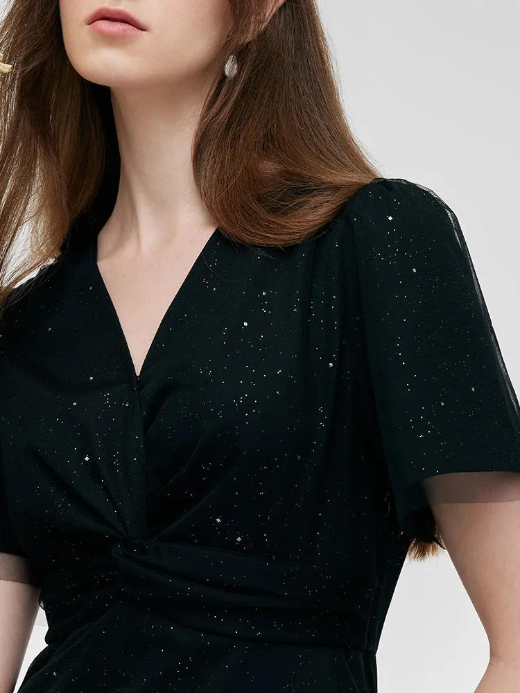 Twist Front Women Midi Dress sold by Goelia product image thumbnail 5