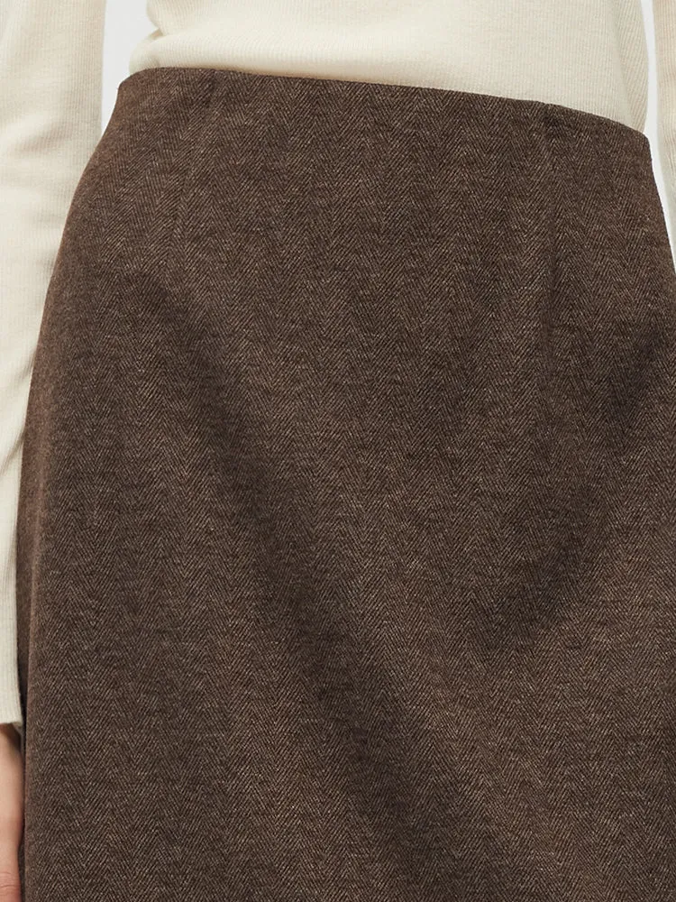 Knitted Women Column Midi Skirt sold by Goelia product image thumbnail 5