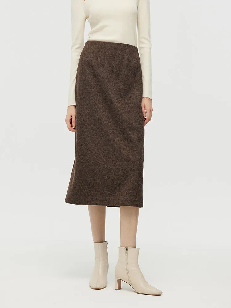 Knitted Women Column Midi Skirt sold by Goelia product image thumbnail 4