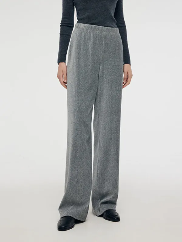 Elastic Waist Knitted Women Pants sold by Goelia