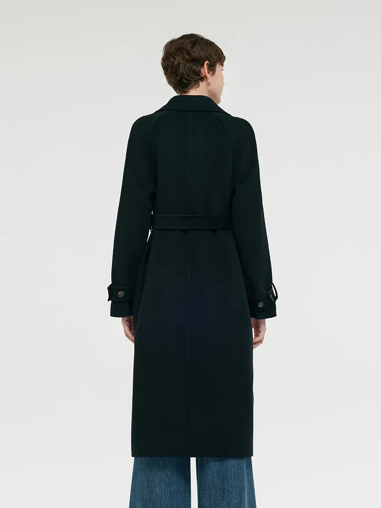 Cashmere And Wool Unisex Wrap Coat sold by Goelia product image thumbnail 3