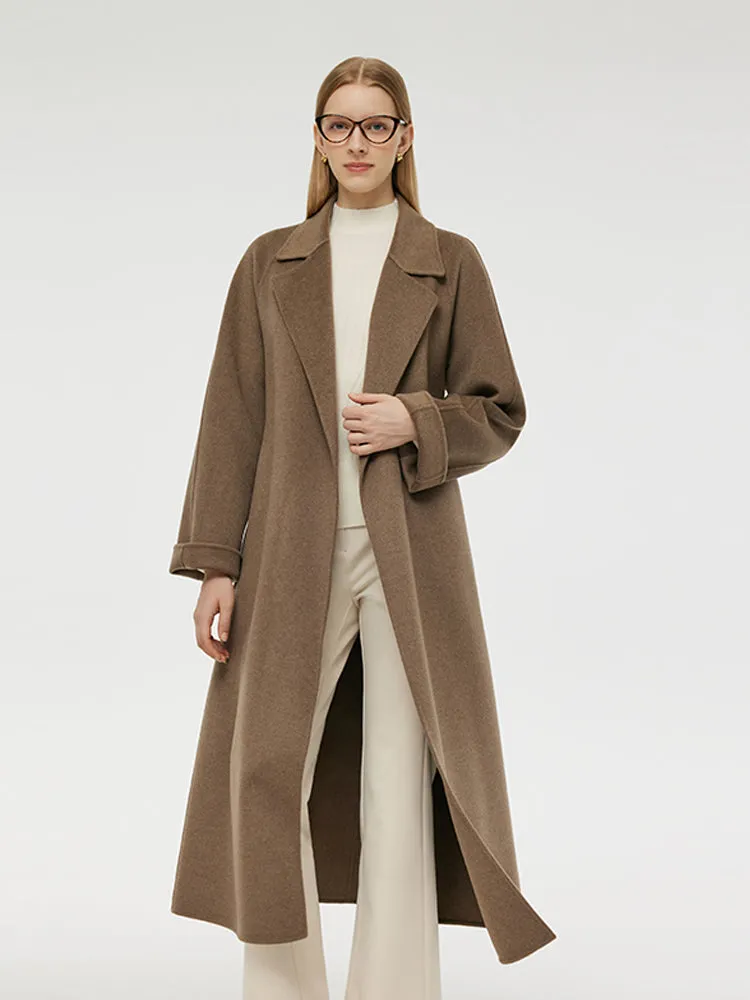 Cashmere Wool Unisex Wrap Coat sold by Goelia product image thumbnail 2