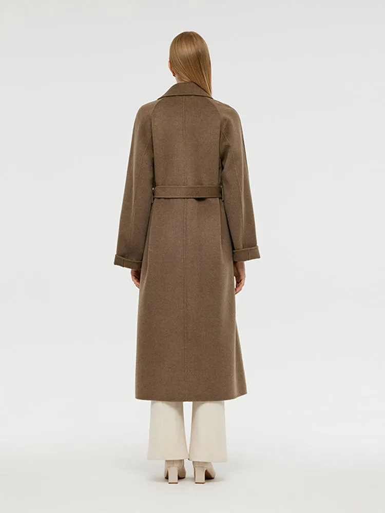 Cashmere Wool Unisex Wrap Coat sold by Goelia product image thumbnail 3