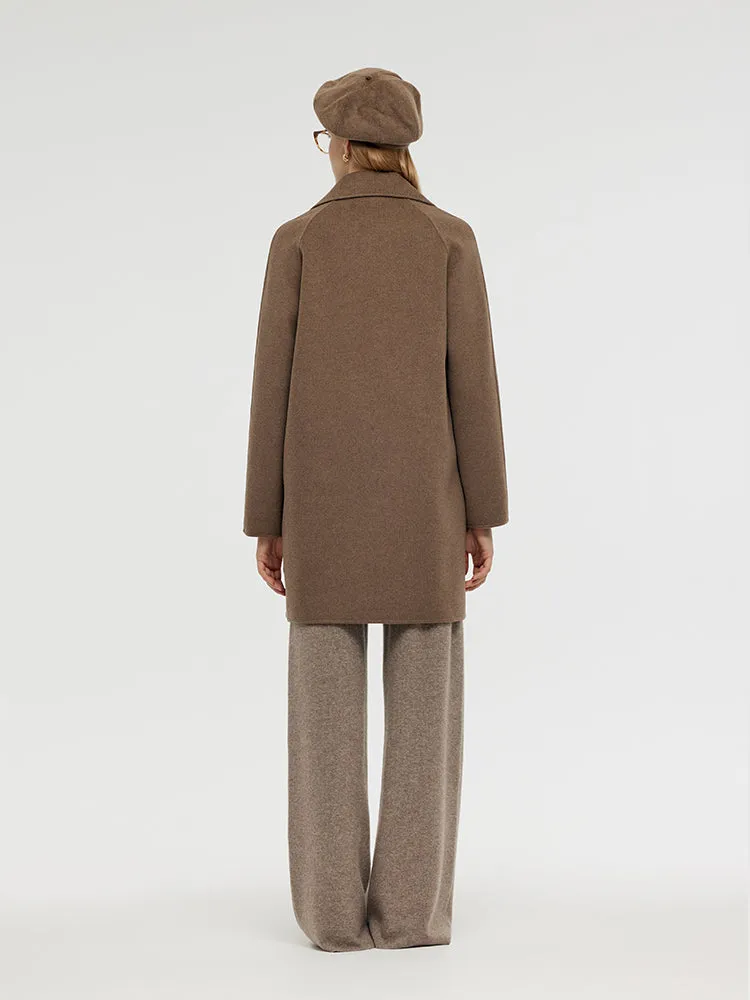 Cashmere And Wool Women Mid-Length Coat sold by Goelia product image thumbnail 3