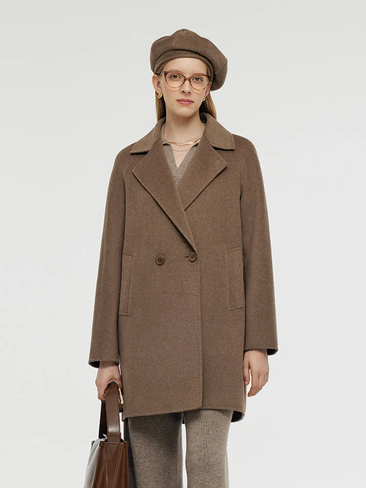 Cashmere And Wool Women Mid-Length Coat sold by Goelia