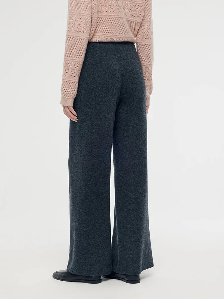 Machine Washable Wool Wide Leg Women Pants sold by Goelia product image thumbnail 3