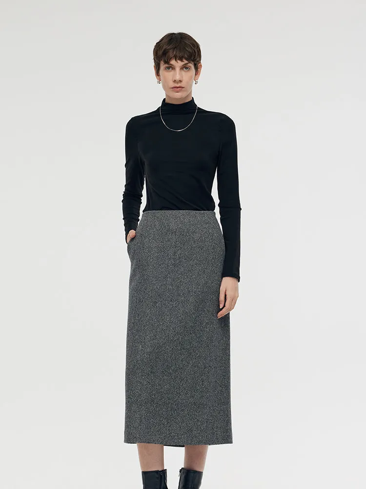 Washable Wool Vest And Skirt And Knit Top Three-Piece Set sold by Goelia product image thumbnail 5