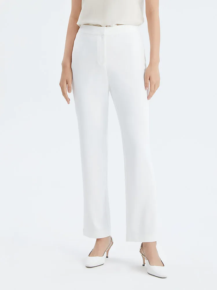 White Skinny Calf Pants sold by Goelia product image thumbnail 5