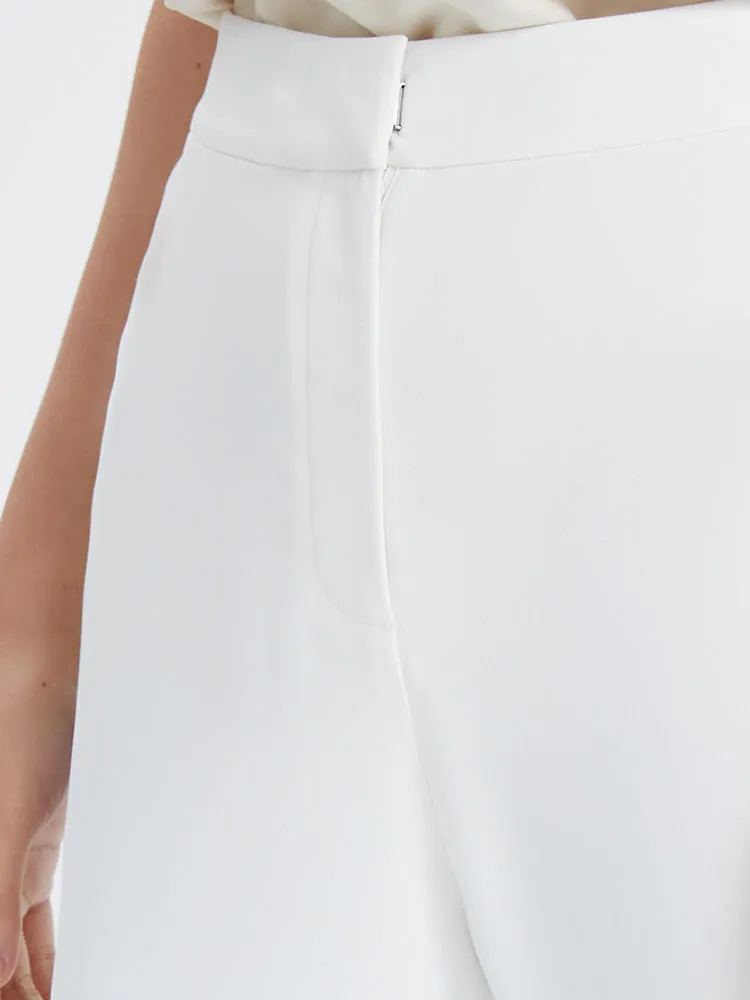 White Skinny Calf Pants sold by Goelia product image thumbnail 3