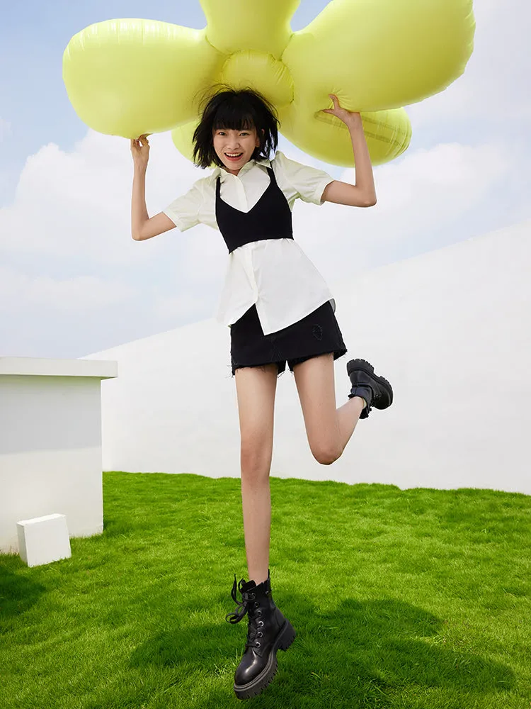 Women Shirt With Tank Top Two-Piece Set sold by Goelia product image thumbnail 2