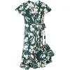 19 Momme Printed Silk Maxi Dress sold by Goelia