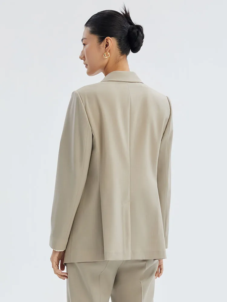 Washable Worsted Wool Women Blazer sold by Goelia product image thumbnail 3