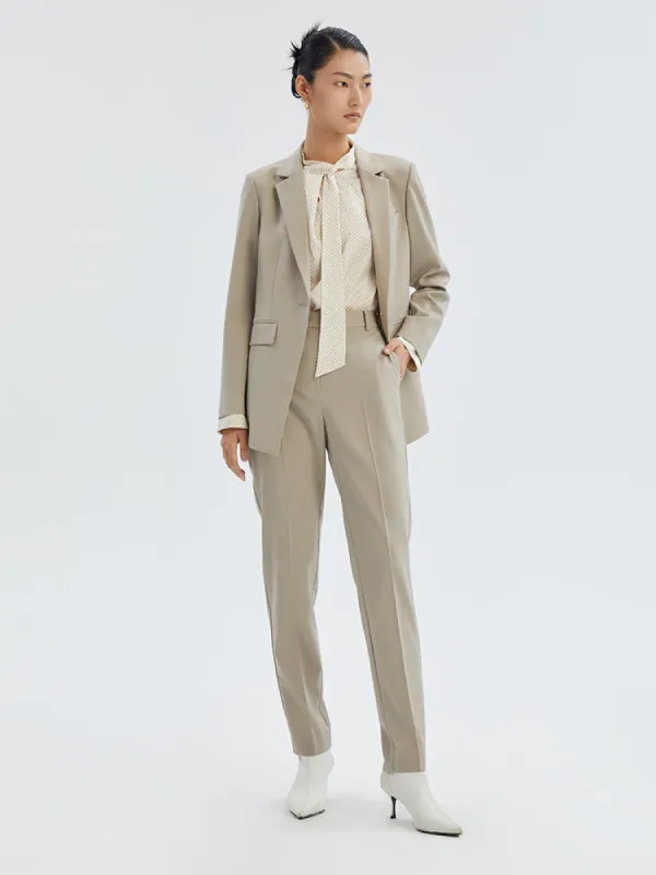 Washable Worsted Wool Women Blazer sold by Goelia