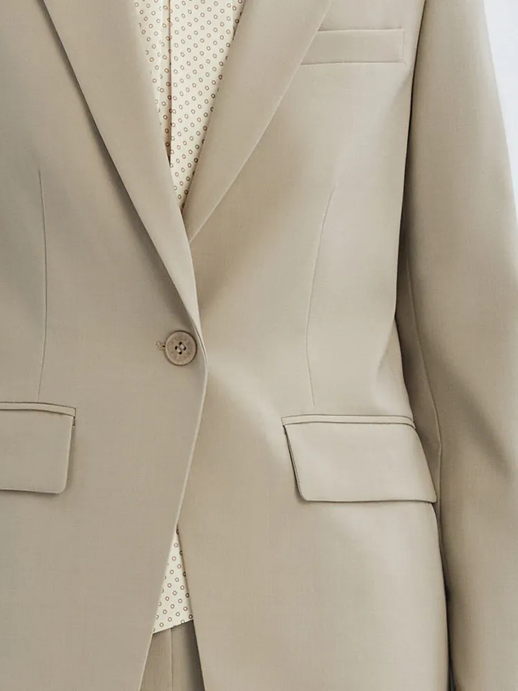 Washable Worsted Wool Women Blazer sold by Goelia product image thumbnail 4