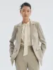 Washable Worsted Wool Women Blazer sold by Goelia