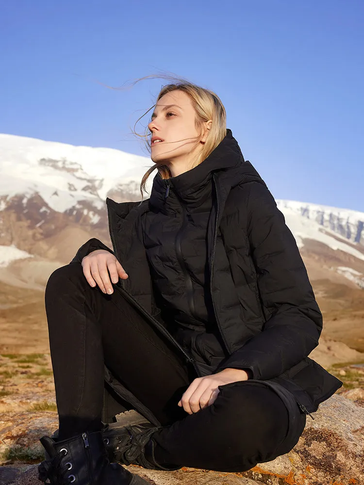 Light Weight Hooded Goose Down Garment sold by Goelia product image thumbnail 5