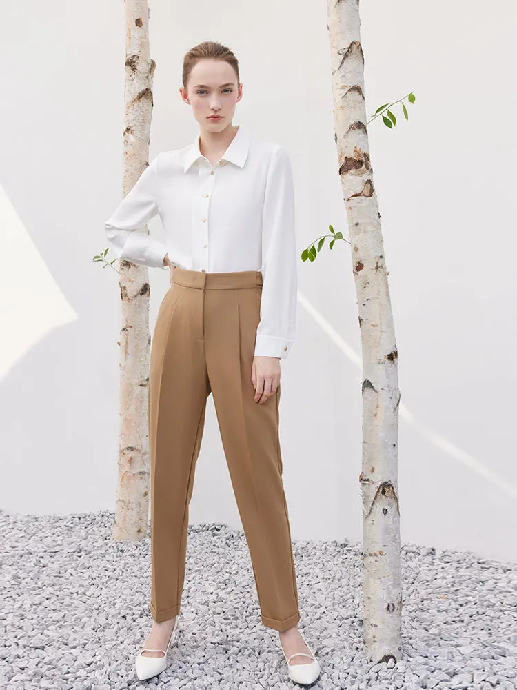 Camel Ankle Length Pants sold by Goelia product image thumbnail 2