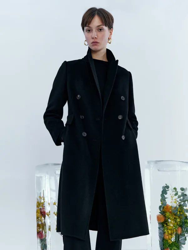 Pure Cashmere Double-Faced Women Coat sold by Goelia