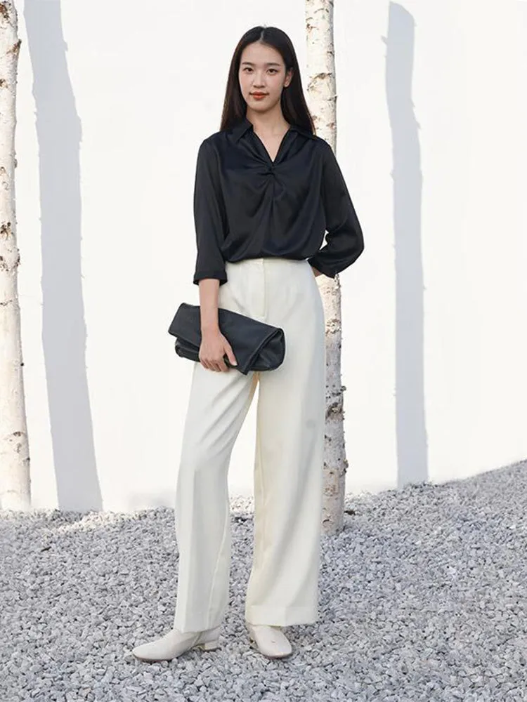 19 Momme Mulberry Silk Knotted Women Blouse sold by Goelia product image thumbnail 2