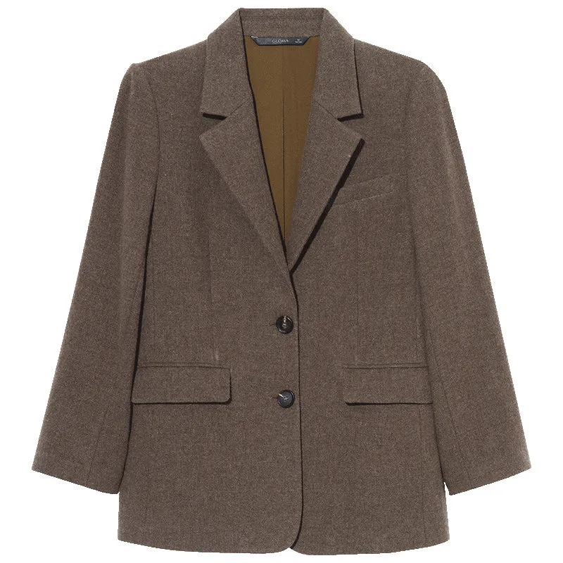 Brown Washable Woolen Blazer sold by Goelia product image thumbnail 5