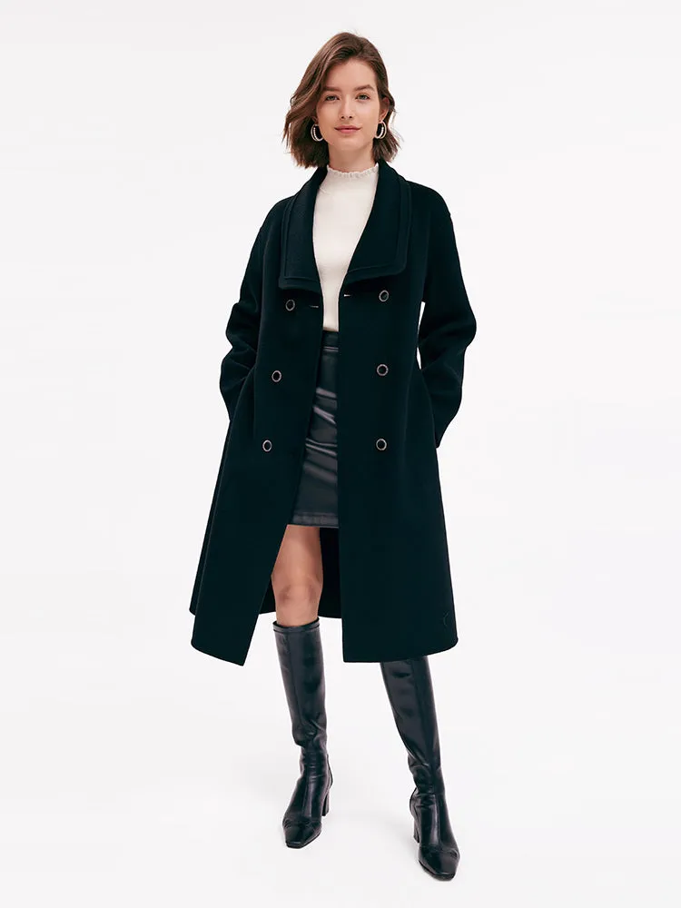 Tencel Woolen Lapel Women Coat sold by Goelia product image thumbnail 2
