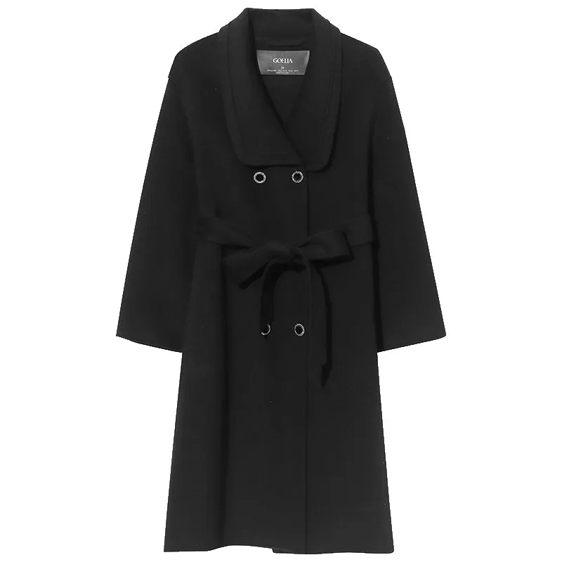 Tencel Woolen Lapel Women Coat sold by Goelia product image thumbnail 5