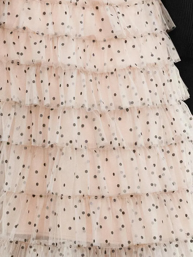 Overlay Polka Dot Tulle Skirt sold by Goelia product image thumbnail 4
