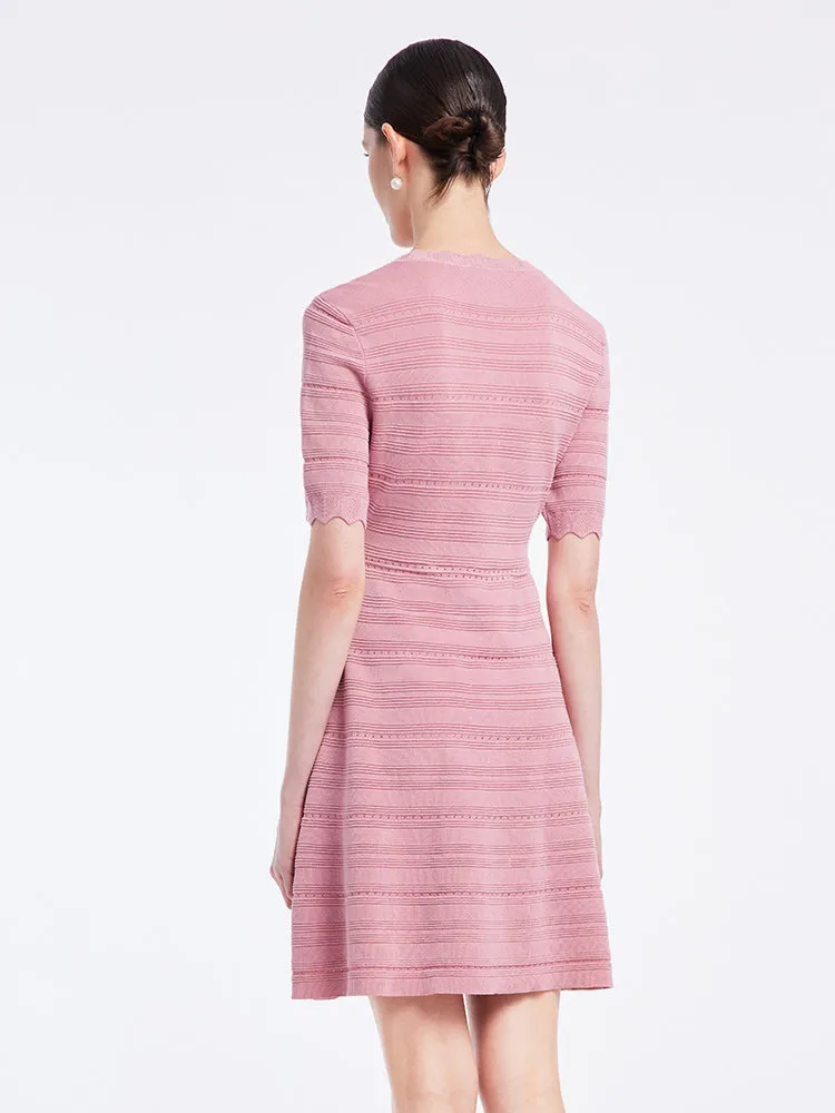 Tencel Woolen Knitted Mini Dress sold by Goelia product image thumbnail 5