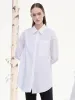 White Oversized Cotton Shirt sold by Goelia
