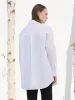 White Oversized Cotton Shirt sold by Goelia
