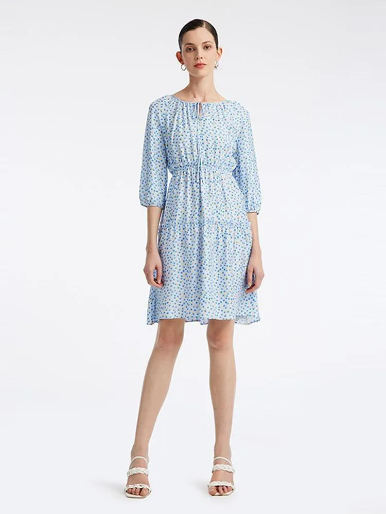 16.5 Momme Silk Midi Dress sold by Goelia product image thumbnail 2