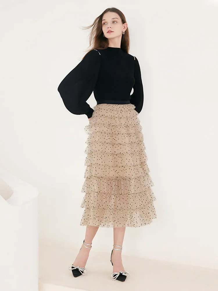 Boat Neck Patchwork Women Sweater sold by Goelia product image thumbnail 3