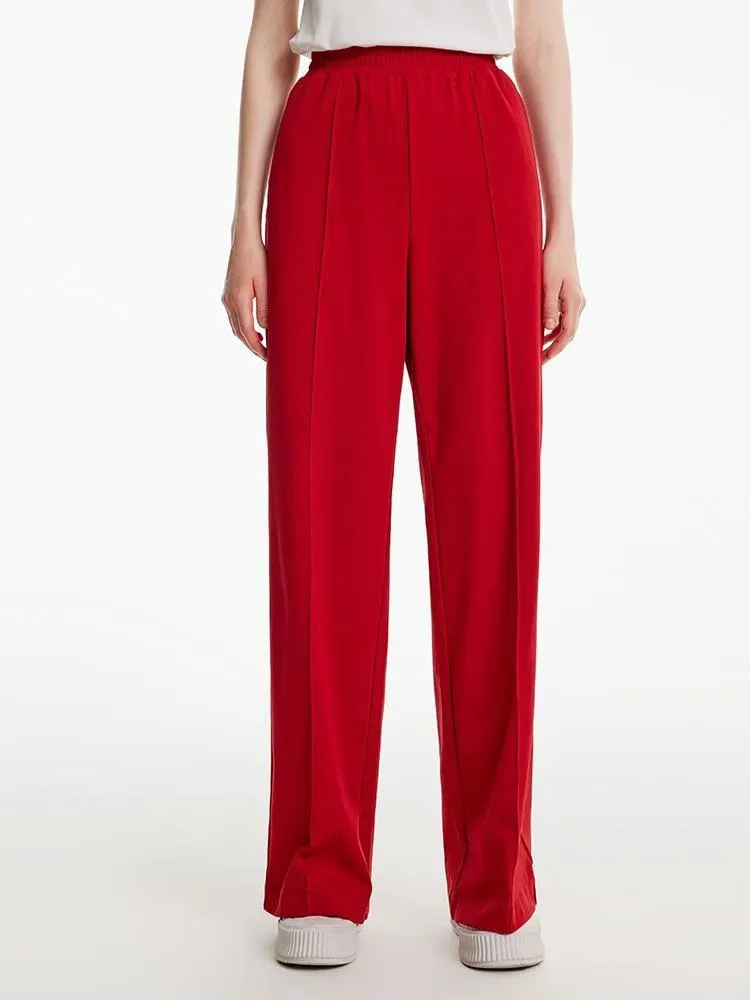 High-waisted Knitted Wide-leg Pants sold by Goelia product image thumbnail 5