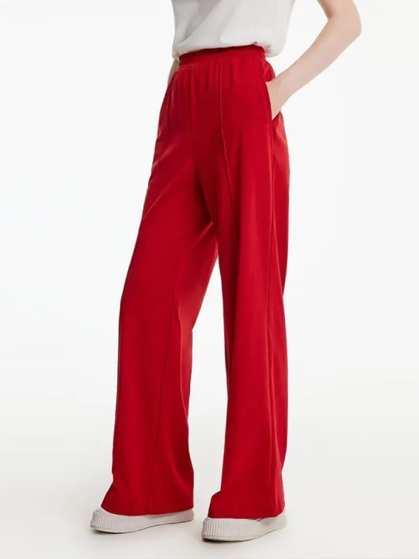 High-waisted Knitted Wide-leg Pants sold by Goelia