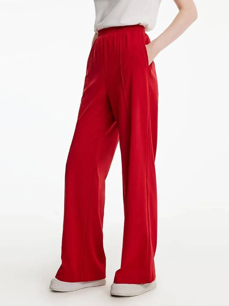 High-waisted Knitted Wide-leg Pants sold by Goelia