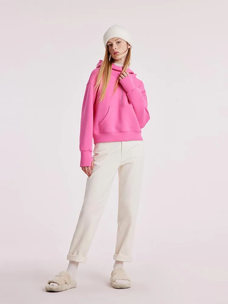 Air Layer Hoodie With Zippered Collar sold by Goelia product image thumbnail 4