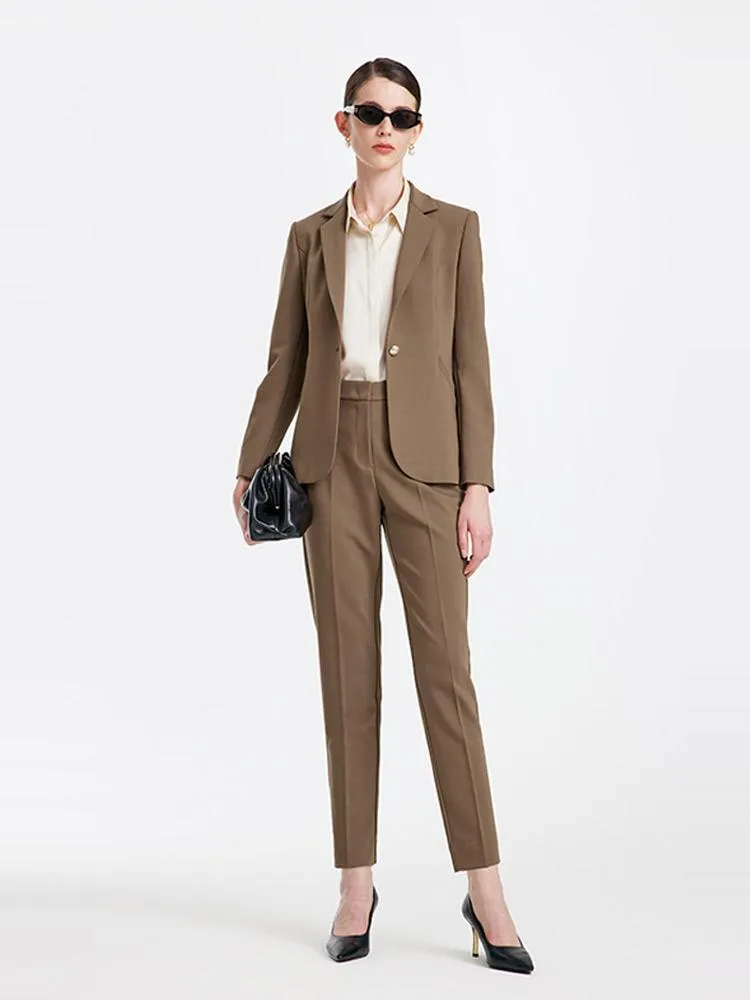 Double Layer Worsted Woolen Blazer sold by Goelia product image thumbnail 2