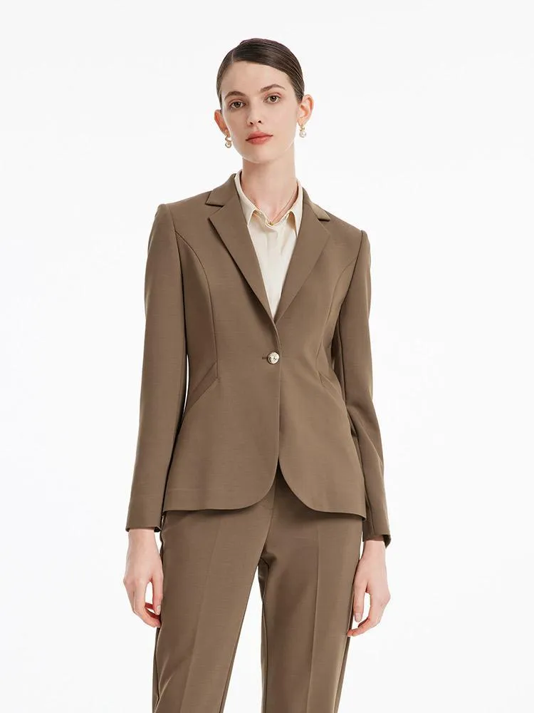 Double Layer Worsted Woolen Blazer sold by Goelia product image thumbnail 3