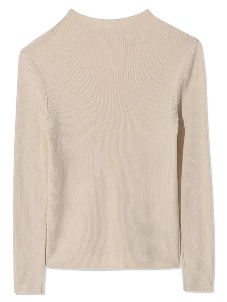 Worsted Wool Sheath Women Sweater sold by Goelia product image thumbnail 2