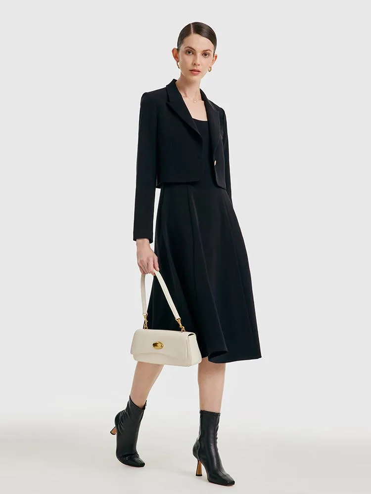 Acetate Camisole Dress With Tailored Blazer Two-Piece Suit sold by Goelia product image thumbnail 2