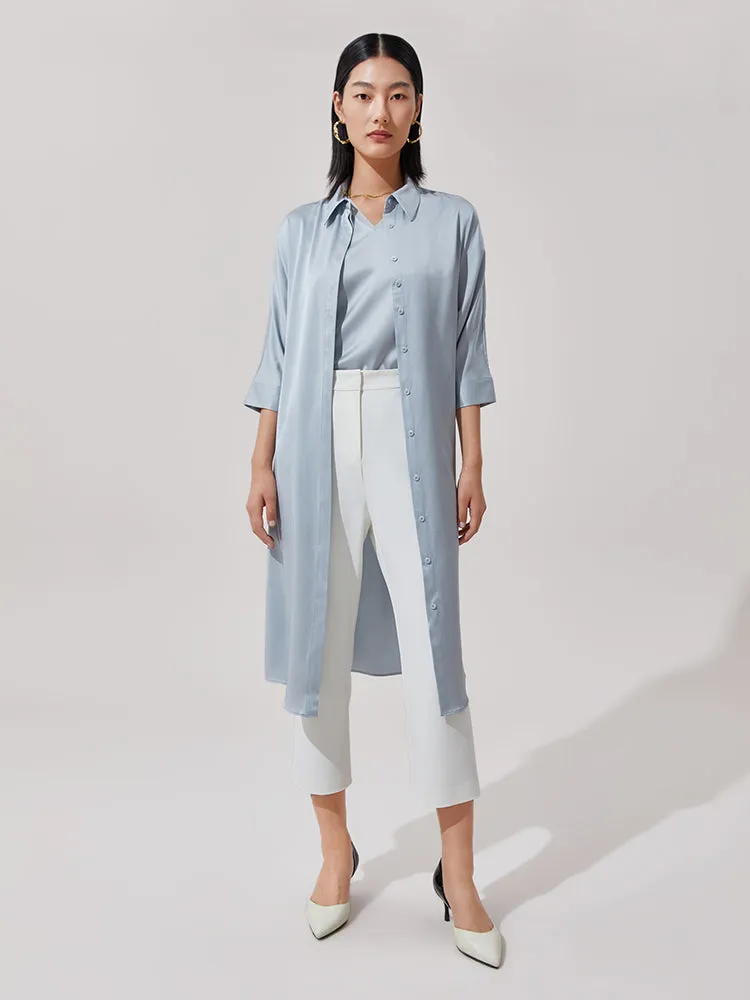 Mulberry Silk Shirt Dress sold by Goelia product image thumbnail 2