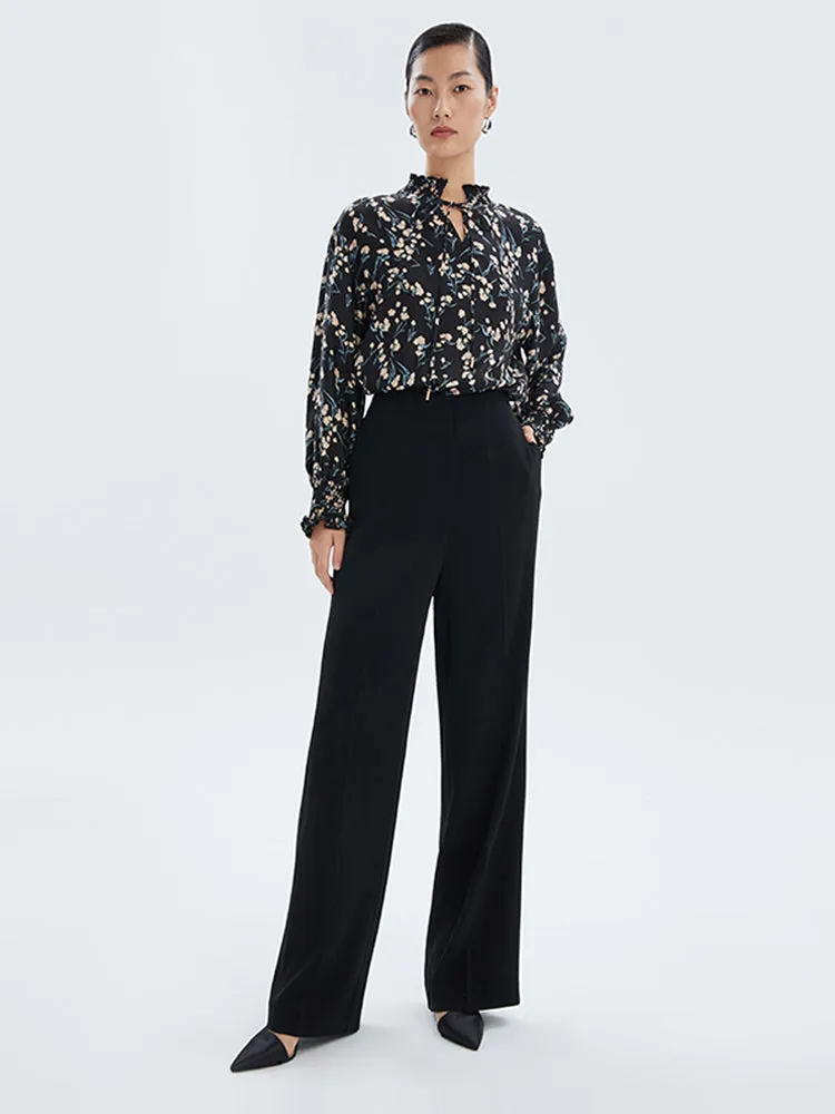 Black Triacetate Straight Women Pants sold by Goelia product image thumbnail 2