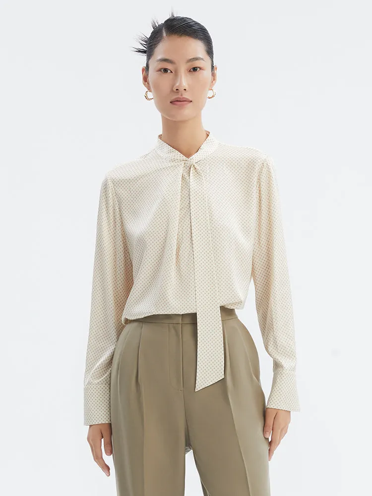 19 Momme Silk Woven Women Blouse sold by Goelia