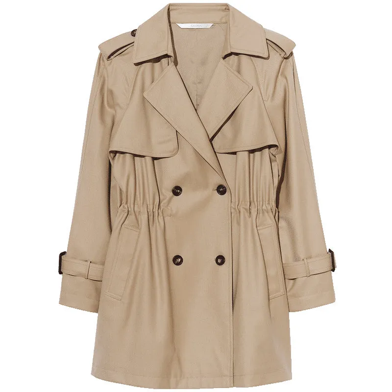 Double-Breasted Worsted Woolen Trench Coat sold by Goelia product image thumbnail 5