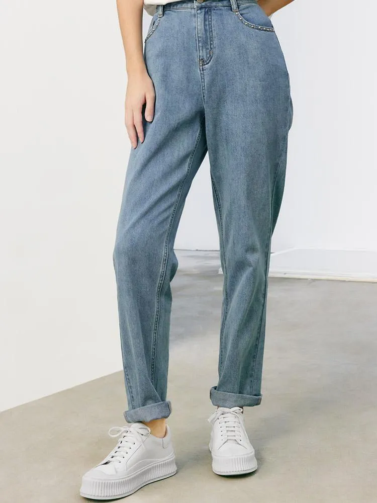 Studded Baggy Dad Jeans sold by Goelia product image thumbnail 2