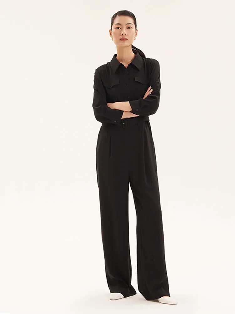 Triacetate Street-Style Women Jumpsuit sold by Goelia product image thumbnail 2