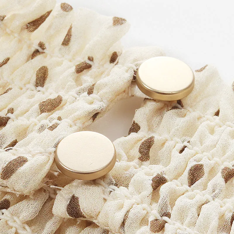 Pure Silk Print Blouse And Camisole Two-Piece Set sold by Goelia product image thumbnail 5