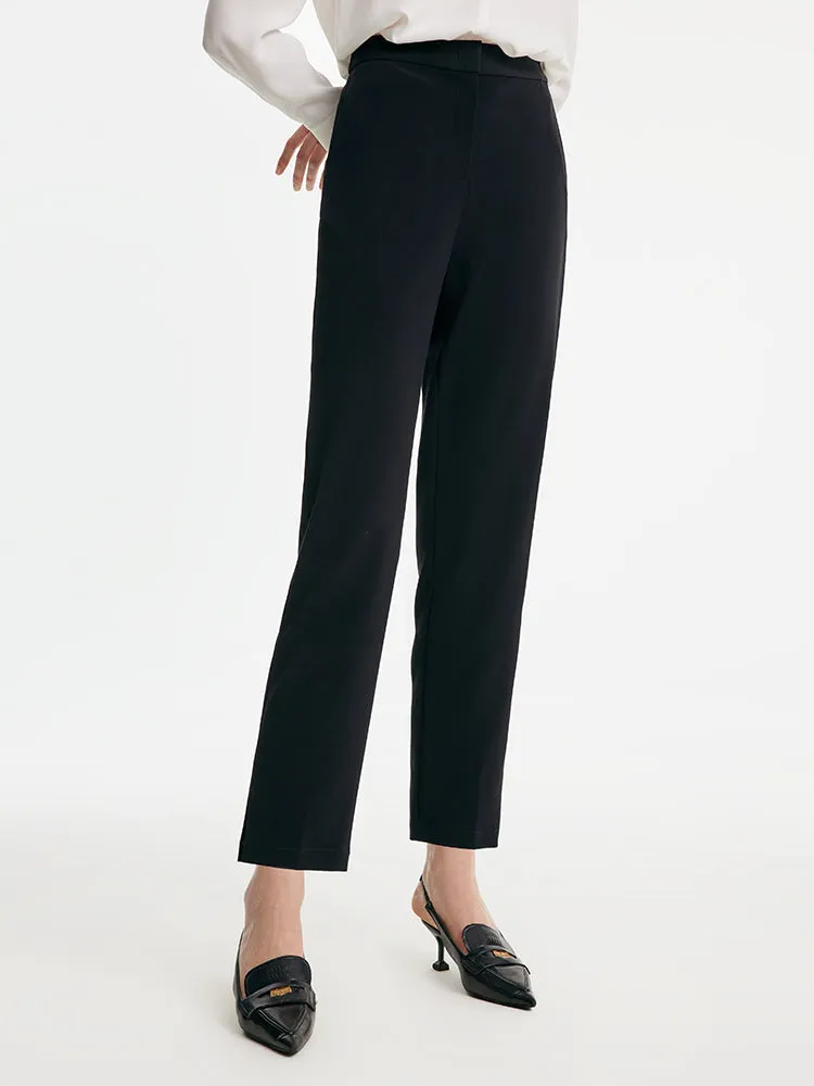 Black Acetate Tapered Pants sold by Goelia