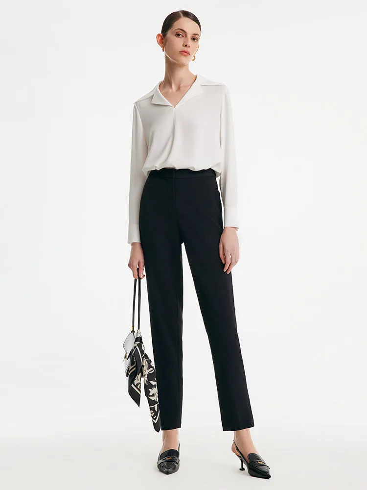 Black Acetate Tapered Pants sold by Goelia product image thumbnail 2